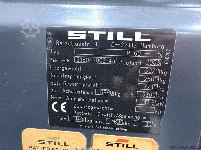 Elektro 4 Rad-Stapler Still R60-25