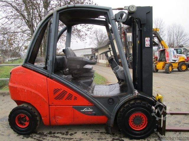 Dieselstapler Linde H30D-02 Triplex-Freihub 4,7m Hubhöhe + Seitenschie