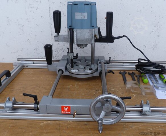 Stair stringer milling machine stair milling machine SCHEER mit Versand Typ TW4 mit Oberfräse HM16 TOP ZUSTAND