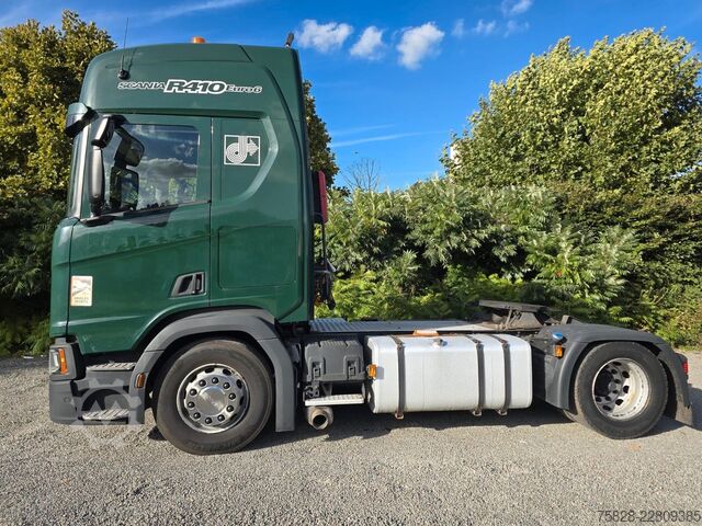 Standard tractor unit SCANIA R410 Tacho Gen2 / Blatt-Luft / Bycool