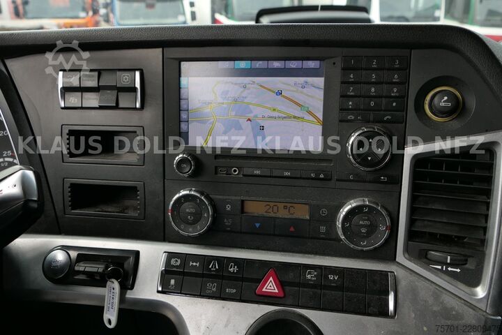 Flatbed truck with tarp MERCEDES-BENZ Actros 1863 Pritsche Plane Retarder LBW Euro 6