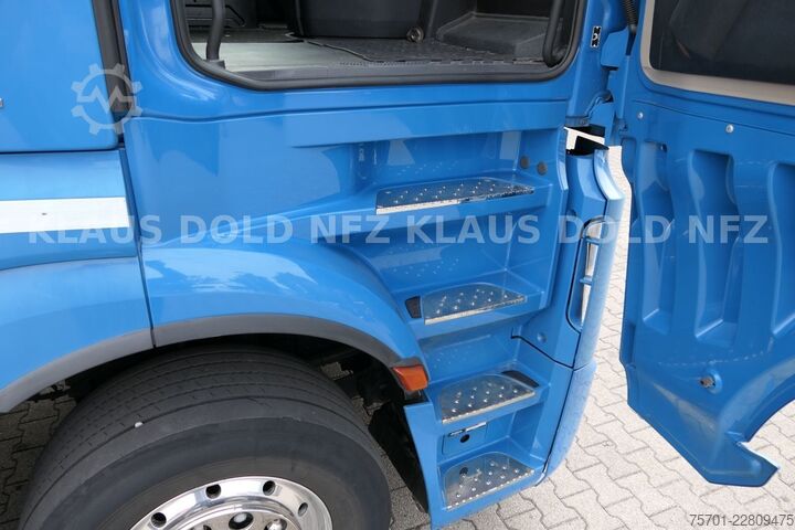 Flatbed truck with tarp MERCEDES-BENZ Actros 1863 Pritsche Plane Retarder LBW Euro 6