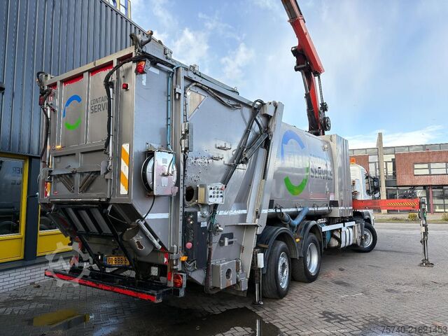 Kranwagen Volvo FM 370 EEV 6X2 + HIAB 244 EP-3 HIPRO + WASH/VAC...