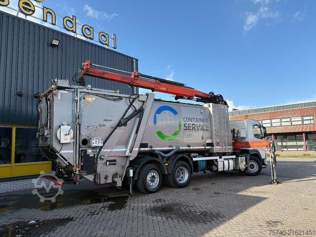 Kranwagen Volvo FM 370 EEV 6X2 + HIAB 244 EP-3 HIPRO + WASH/VAC...