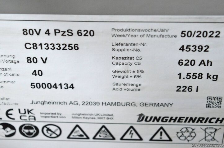 Gabelstapler Jungheinrich EFG 430k