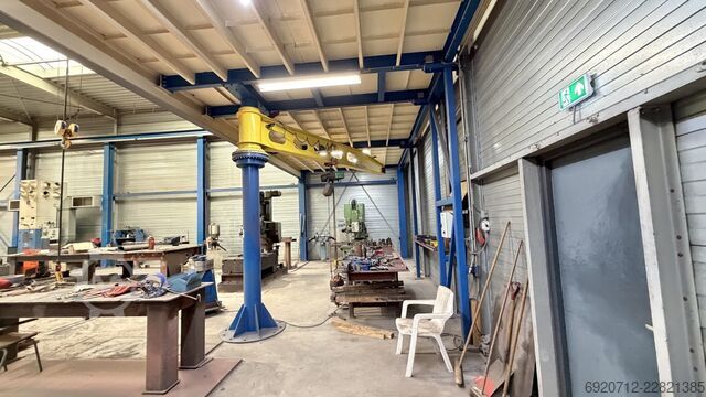 Inkl. Stahlkonstruktion + 2x Auflageboden Abus 2x Overhead crane 16.240 mm / 5 ton