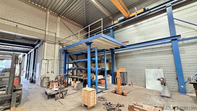 Inkl. Stahlkonstruktion + 2x Auflageboden Abus 2x Overhead crane 16.240 mm / 5 ton