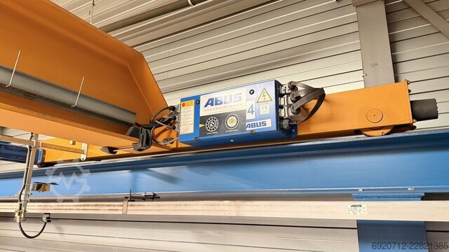 Inkl. Stahlkonstruktion + 2x Auflageboden Abus 2x Overhead crane 16.240 mm / 5 ton