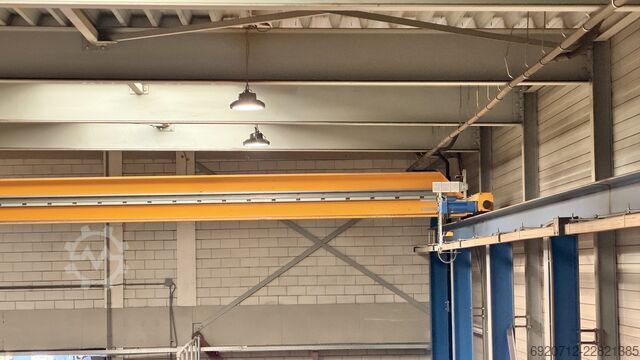 Inkl. Stahlkonstruktion + 2x Auflageboden Abus 2x Overhead crane 16.240 mm / 5 ton