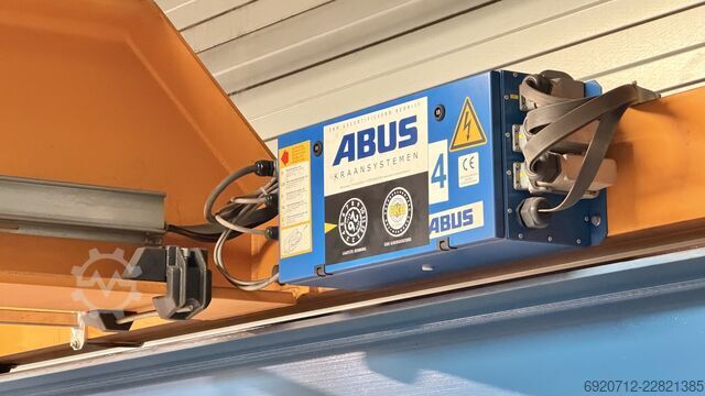 Inkl. Stahlkonstruktion + 2x Auflageboden Abus 2x Overhead crane 16.240 mm / 5 ton