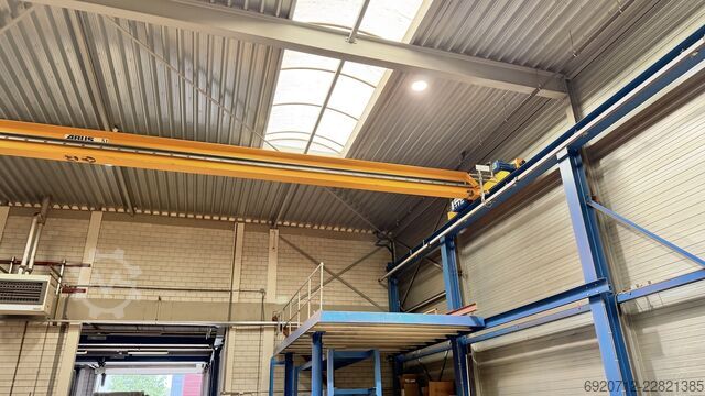 Inkl. Stahlkonstruktion + 2x Auflageboden Abus 2x Overhead crane 16.240 mm / 5 ton