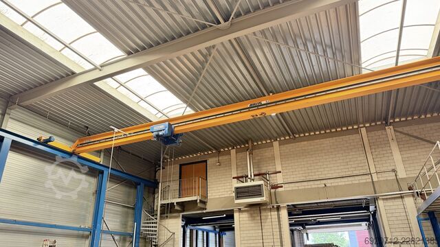 Inkl. Stahlkonstruktion + 2x Auflageboden Abus 2x Overhead crane 16.240 mm / 5 ton