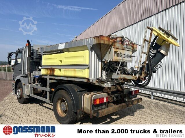 Truck chassis Mercedes-Benz Atego 1828 L 4x2,Rechtslenker, Winterdienstplatte