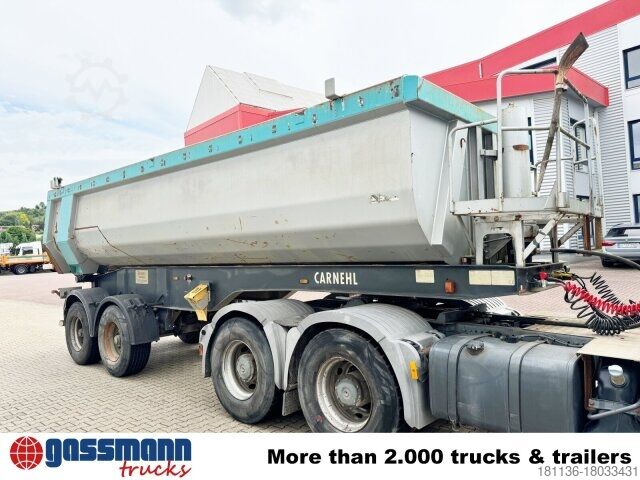 Tipper semitrailer Carnehl CHKS/HH, Stahlmulde ca. 25m³