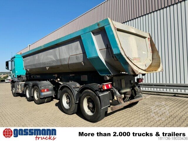 Tipper semitrailer Carnehl CHKS/HH, Stahlmulde ca. 25m³