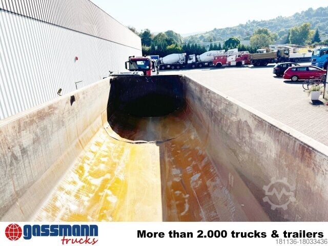 Tipper semitrailer Carnehl CHKS/HH, Stahlmulde ca. 25m³