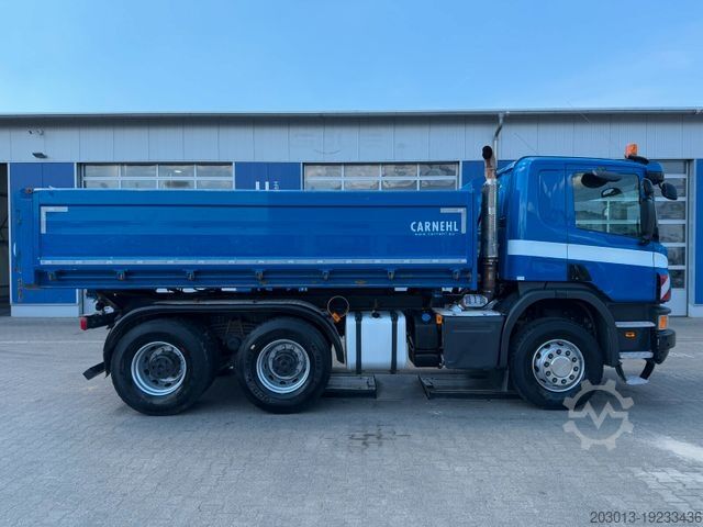 Tipper truck SCANIA P 450 6x4 Dreiseitenkipper DAUTEL
