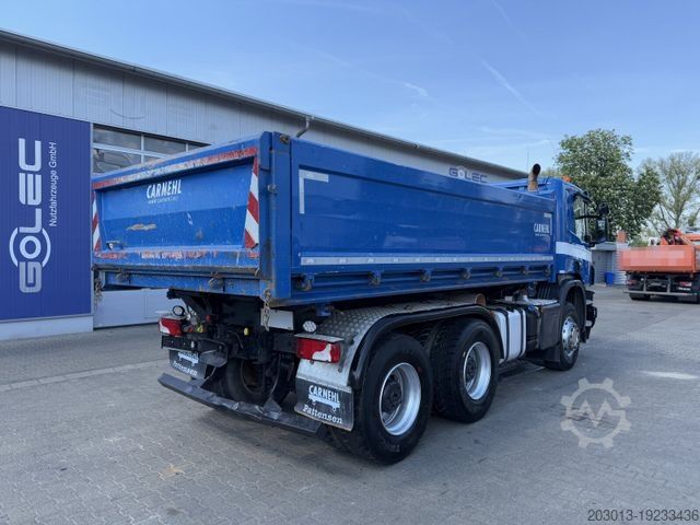 Tipper truck SCANIA P 450 6x4 Dreiseitenkipper DAUTEL