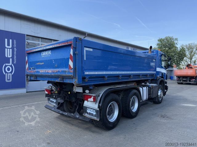 Three-sided tipper truck SCANIA P 450 6x4 Dreiseitenkipper DAUTEL