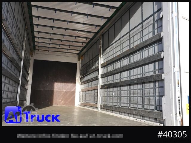 Swap body with flatbed & tarp KRONE Wechselbrücke 7,45, Code XL, guter Zustand