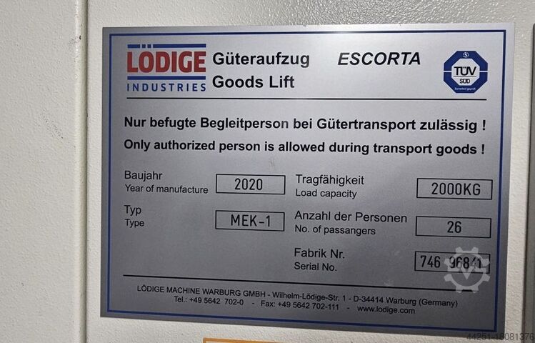 Lagerbühne 684m² Bito Systembaubühne