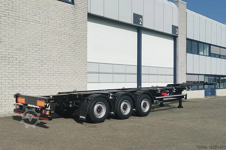 Containertransport Kögel S24-2 Port 40 Simplex 3-Axle Container Trailer ...