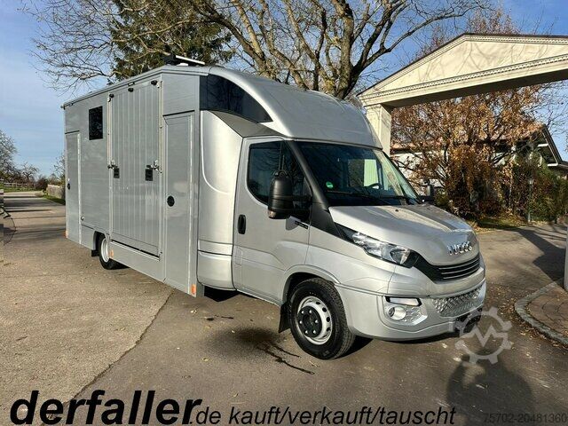 Livestock transporter Iveco Daily 2 Pferde Automatik, AHK