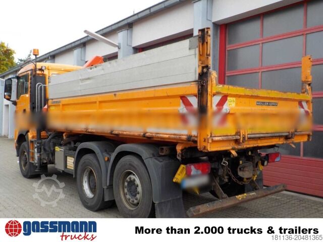Kipper LKW MAN TGS 28.400 6X4-4 BL, Kran,