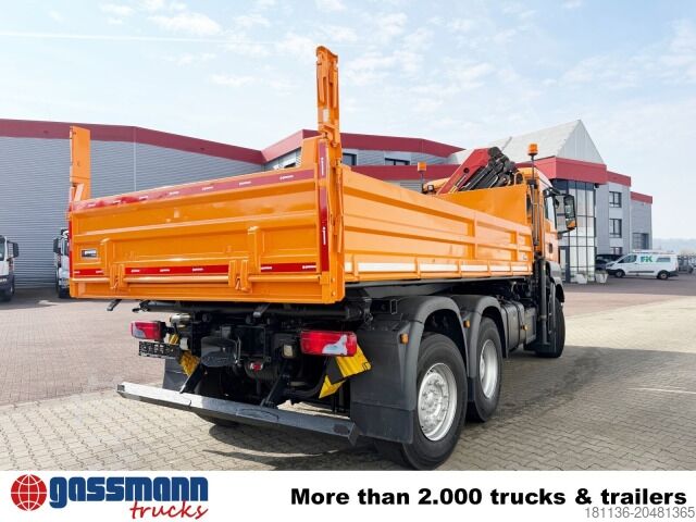 Kipper LKW MAN TGS 28.400 6X4-4 BL, Kran,