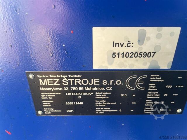 Spindelpresse Mez Stroje s.r.o elektrische Rotorpresse