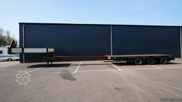 Semi-Tieflader Nooteboom 3 axle semi low loader extendable
