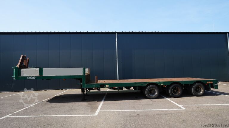 Semi-Tieflader Nooteboom 3 axle semi low loader extendable