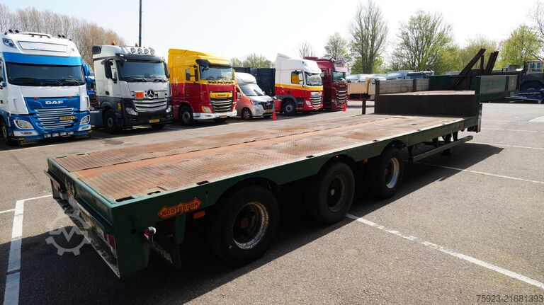 Semi-Tieflader Nooteboom 3 axle semi low loader extendable