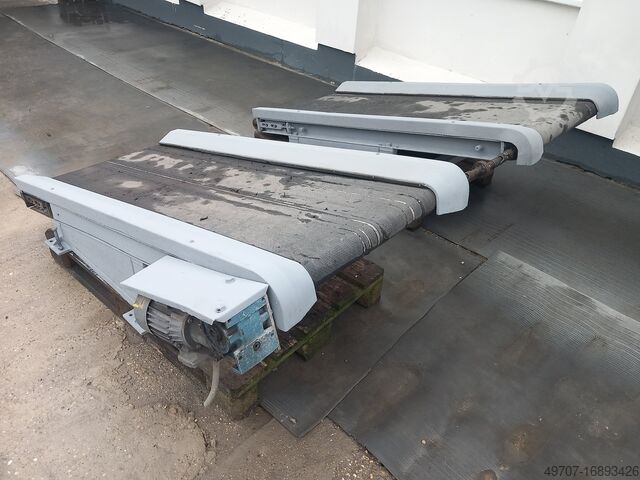 Conveyor belt, double belt, applicator Overbeck Fördertechnik 