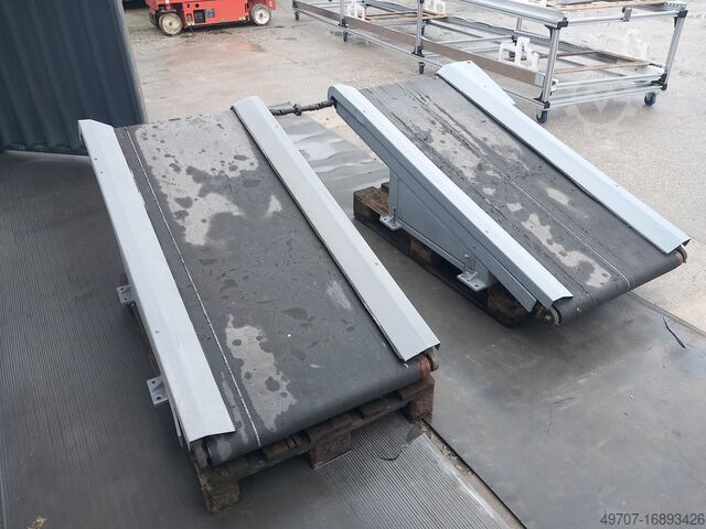 Conveyor belt, double belt, applicator Overbeck Fördertechnik 