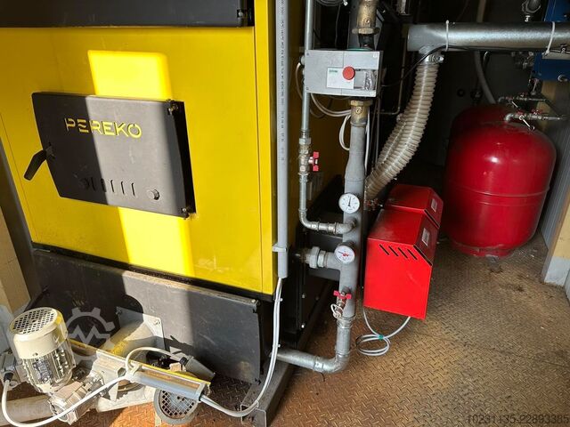 Mobile Container-Heizzentrale (Pellets/Biomasse) Pereko KSR 130 / Ba-120 (120-130 kW)