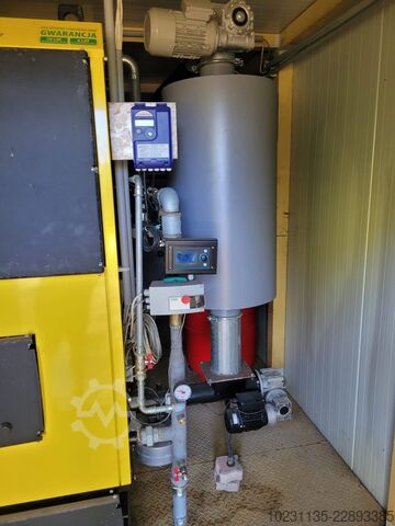 Mobile Container-Heizzentrale (Pellets/Biomasse) Pereko KSR 130 / Ba-120 (120-130 kW)