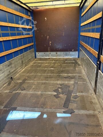 Swap body with flatbed & tarp Wecon BDF 7,45m Verzinkt Bordwände unter Plane