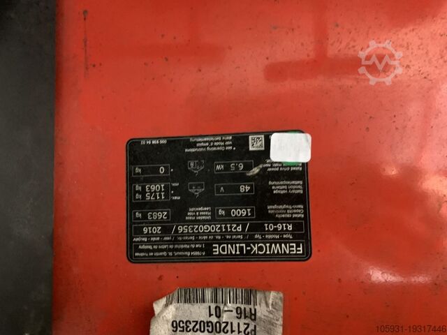 Schubmaststapler Linde R16-01