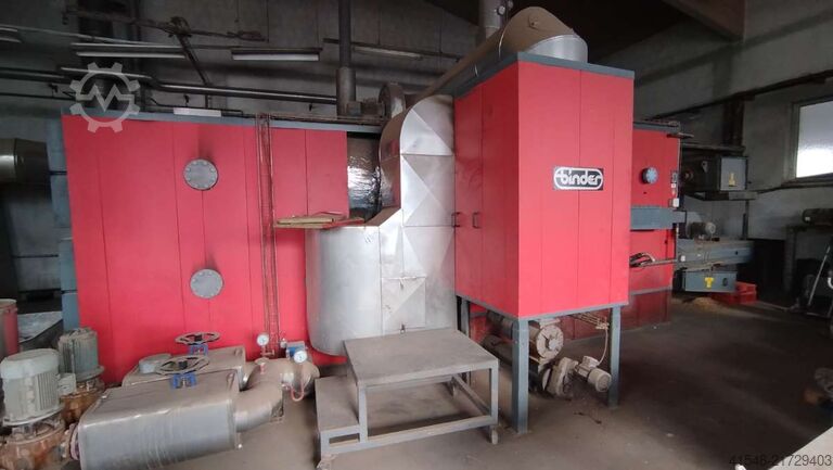 Steam boiler powered by wood chips Binder RRK 640 -850 kw