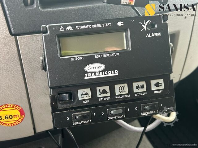 Kühlkoffer-LKW Volvo FL 250/Carrier Supra 1250MT/LBW Wüllhors