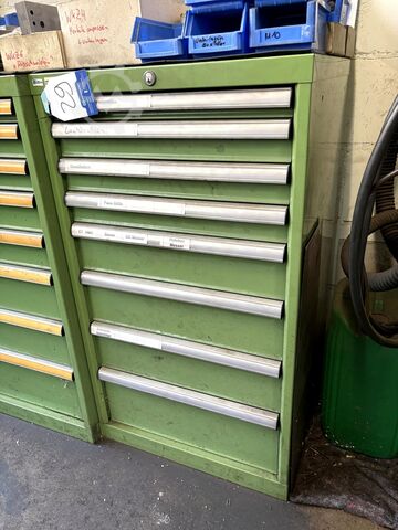 Workshop drawer cabinet with contents LISTA Workshop Drawer Unit with contents