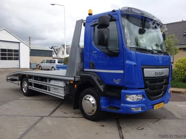 Car carrier van DAF LF 210 oprijlaadbak,airco
