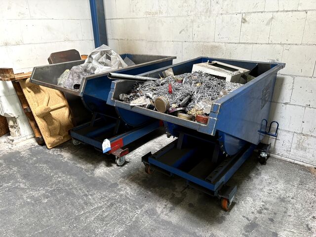 Lot of chip carts Chip Trailer (2x) 