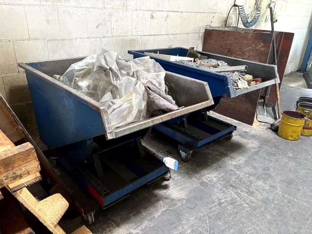 Lot of chip carts Chip Trailer (2x) 