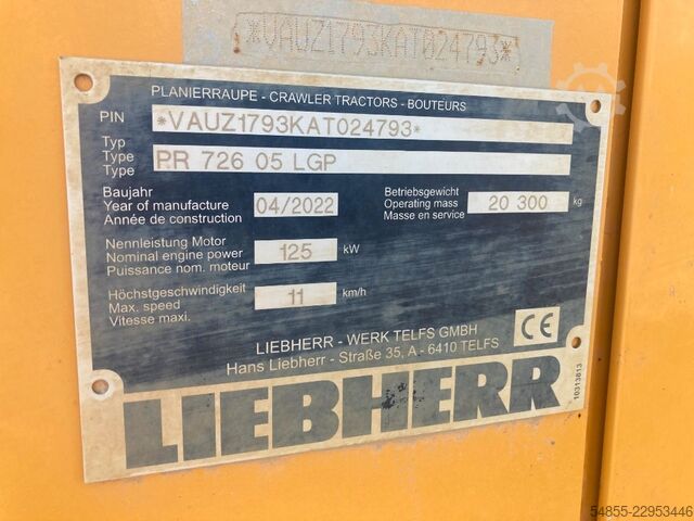 Road roller LIEBHERR PR726 LGP