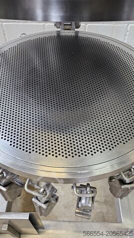 Filtrieranlage Bollazi & Co AG Edelstahl Druckfilter Nutsche Ø 600 mm