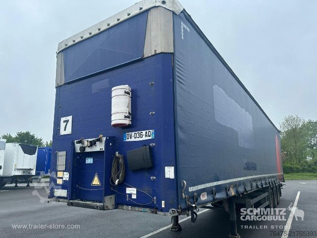 Auflieger mit Pritsche & Plane Schmitz Cargobull Curtainsider Mega