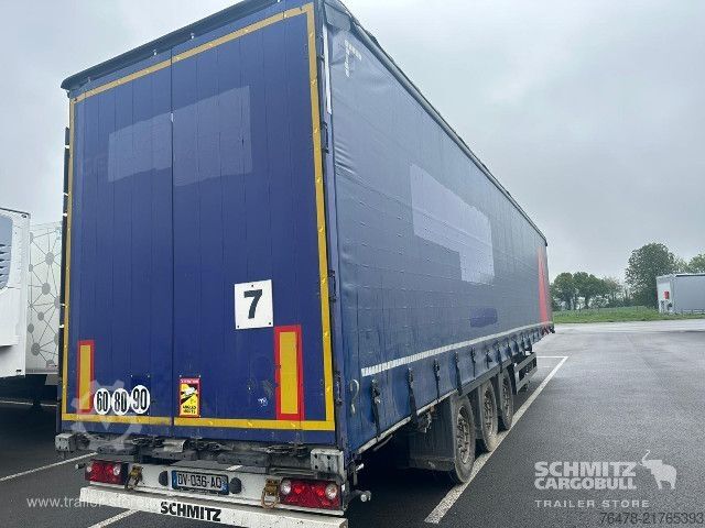 Auflieger mit Pritsche & Plane Schmitz Cargobull Curtainsider Mega