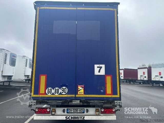 Auflieger mit Pritsche & Plane Schmitz Cargobull Curtainsider Mega